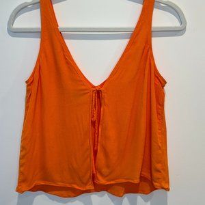 Wilfred Free Orange Tie Up Top